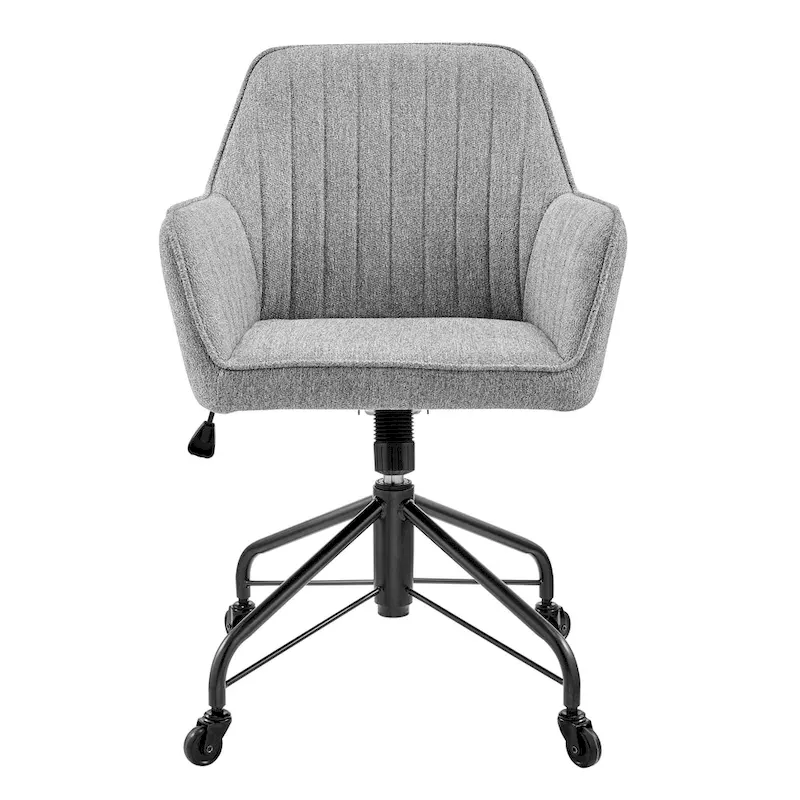 Swivel Office Chair with Adjustable Height and Caster Wheels
