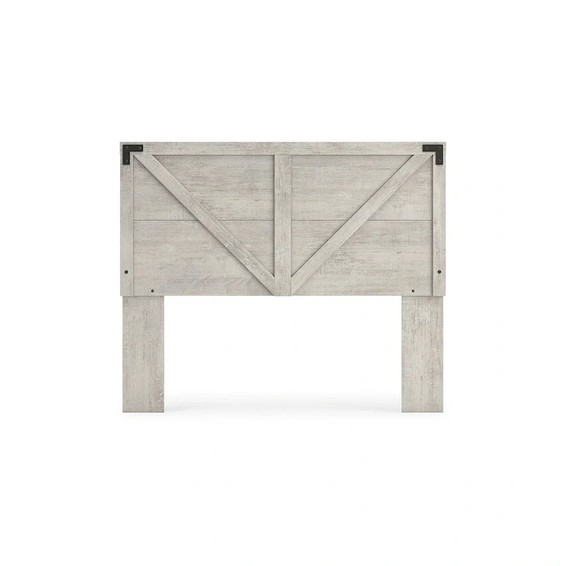 Signature Design by Ashley Shawburn Gray Crossbuck Panel Headboard