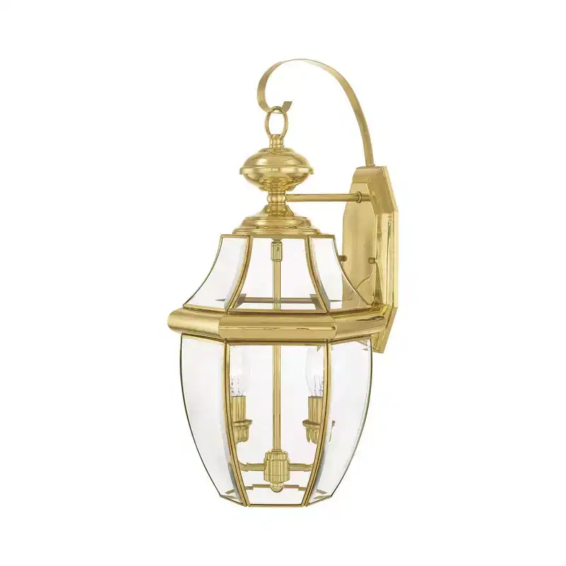 Livex Lighting Monterey 2 - Light Wall Light in Polished Brass