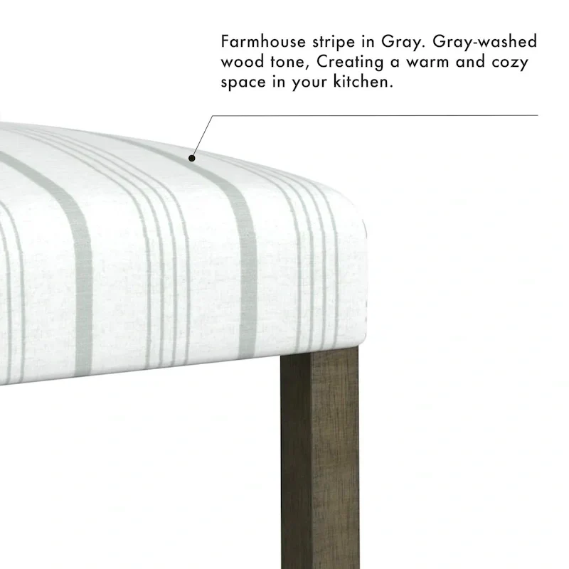 HomePop Curved Back 24 Counter Stool - 24 inches