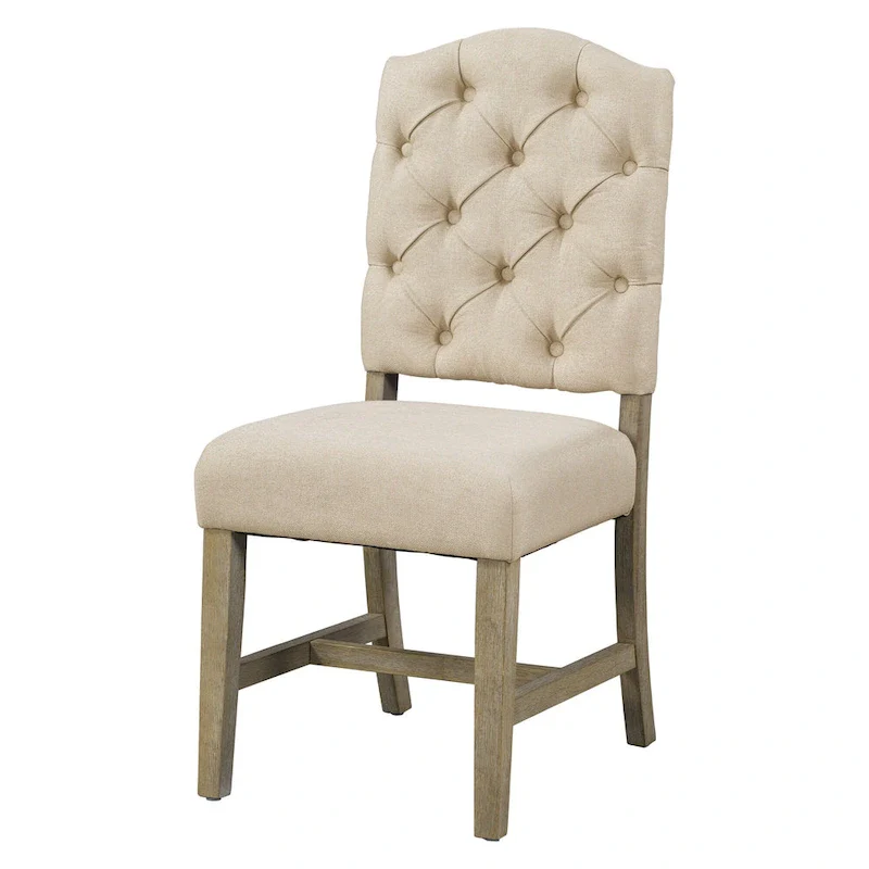 Functional Dining Table Set with Extendable Table and 4 Upholstered Chairs