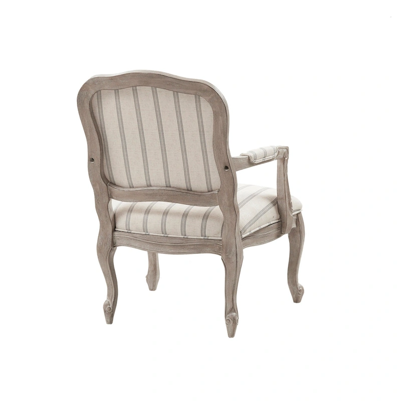 Madison Park Charlotte Natural Camel Back Exposed Wood Chair