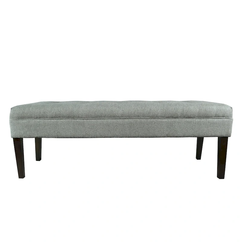 Kaya Button Tufted Upholstered Long Bench