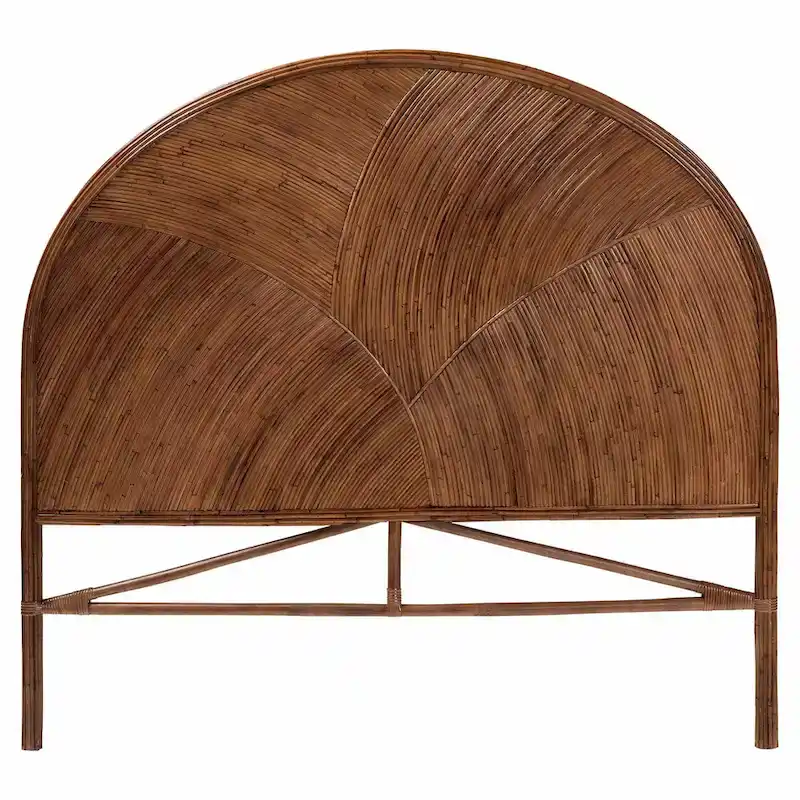 Seana Bohemian Rattan Standalone Headboard