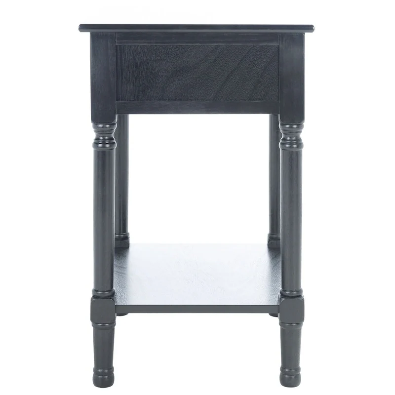 1-Drawer Lower Shelf Nightstand Accent Table - 19  W x 15.8  L x 26  H - 19Wx16Dx26H