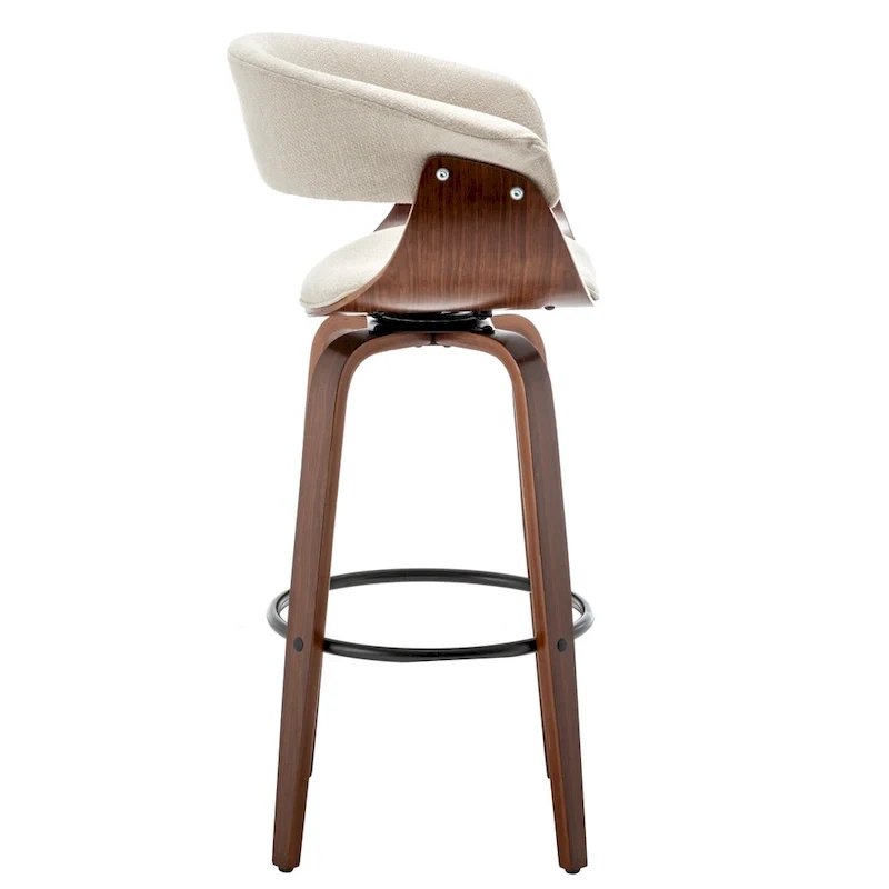 Lalit Padded Modern Bar Stool (Set of 2 Stools)