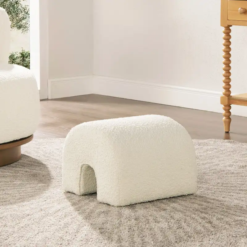 Arched Footstool Ottoman