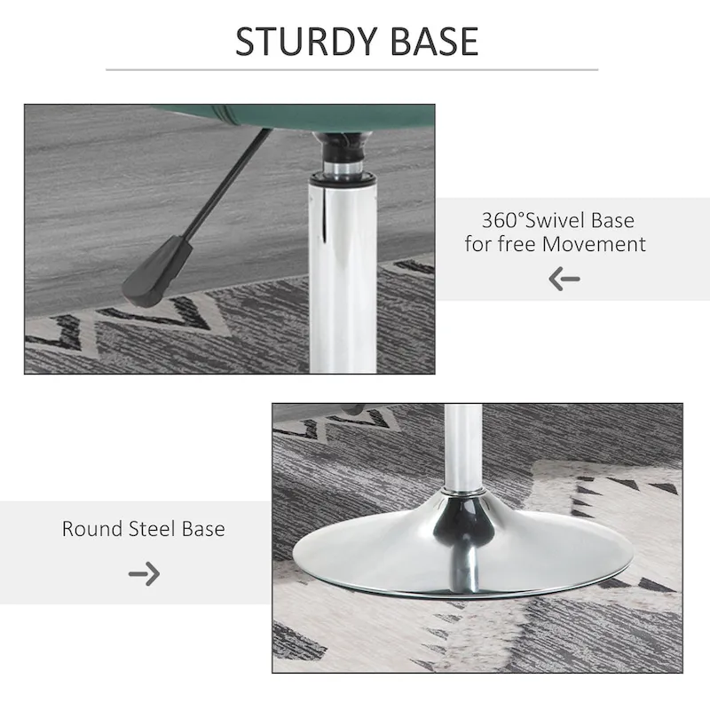 Modern Swivel Accent Chair Adjustable Height