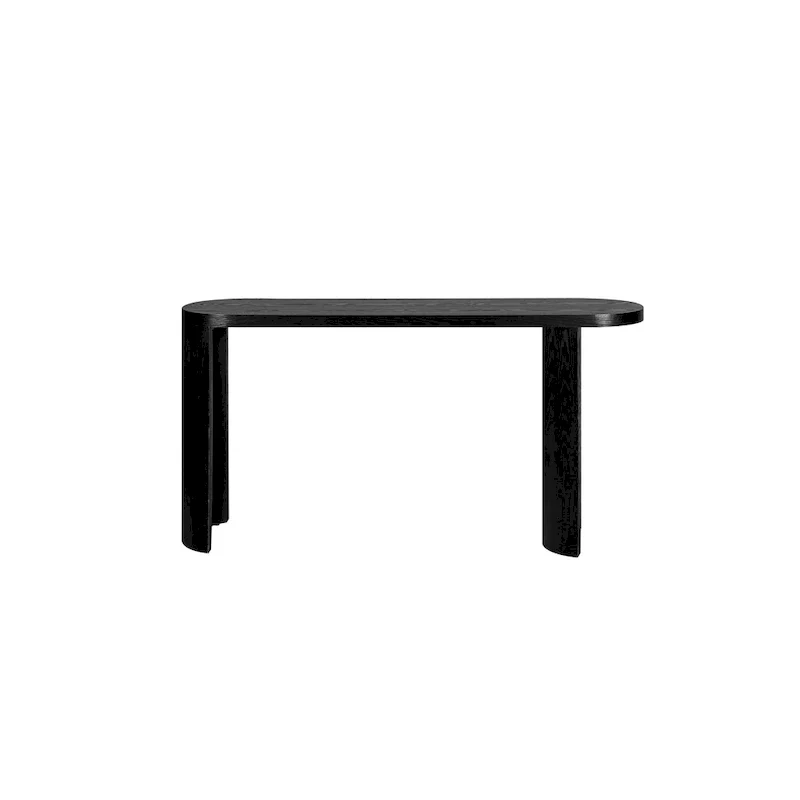 GDFStudio - Avery Modern 60 Console Table with Curved Legs and Versatile Design