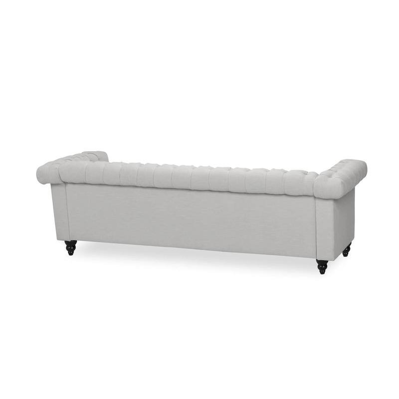 Chesterfield 3-seater Sofa with Button Tufting and Nailheads