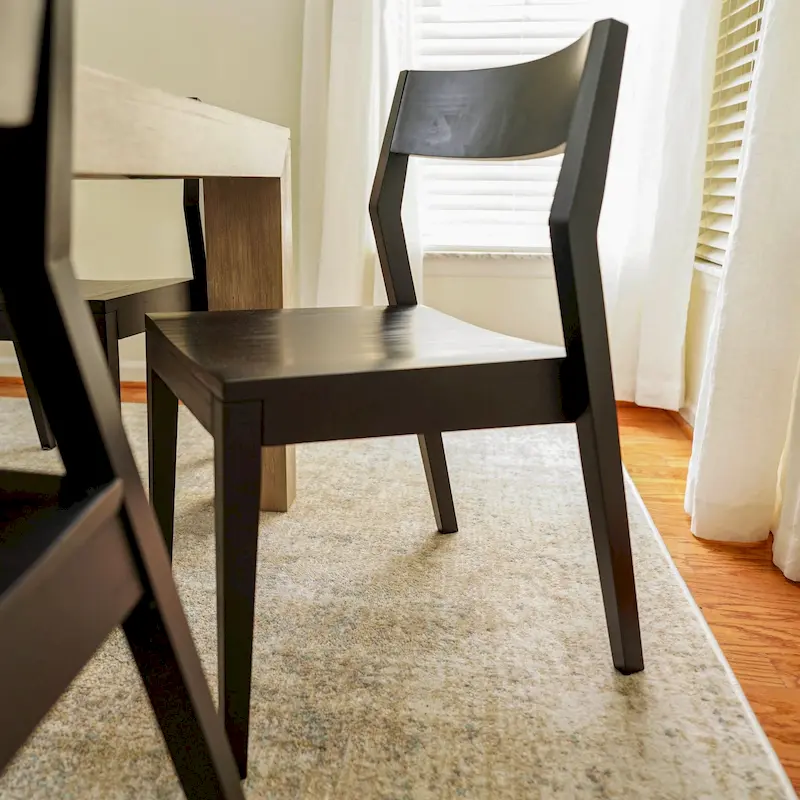 Plank and Beam Modern Solid Wood Dining Chair
