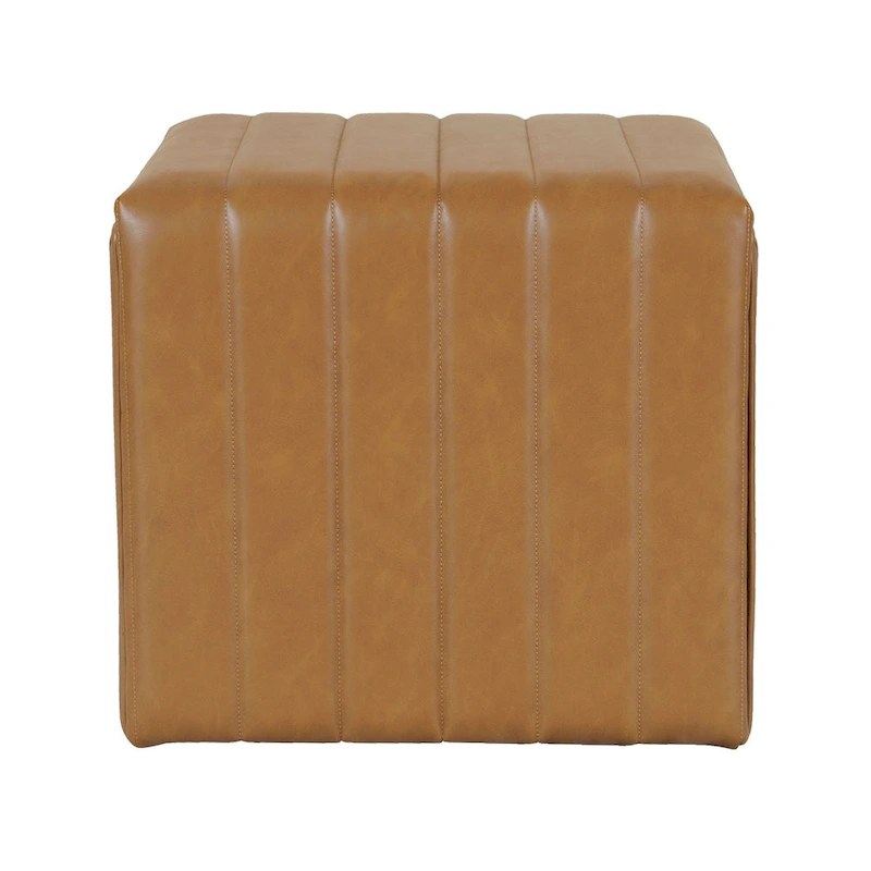 HomePop Modern Channel Ottoman