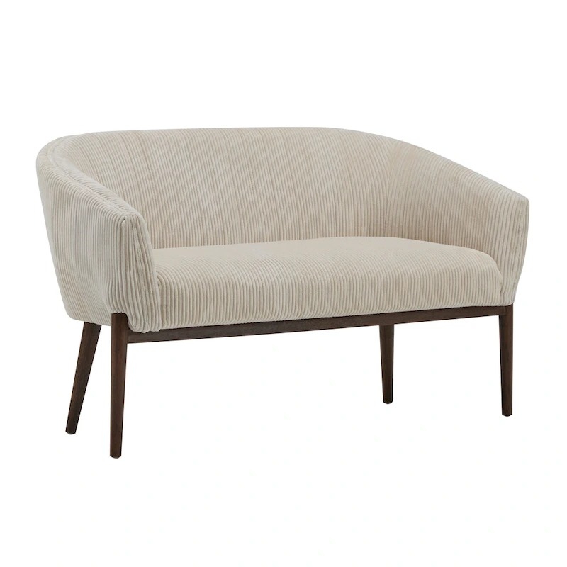 Galena Mid-century Modern Glam Loveseat by Christopher Knight Home