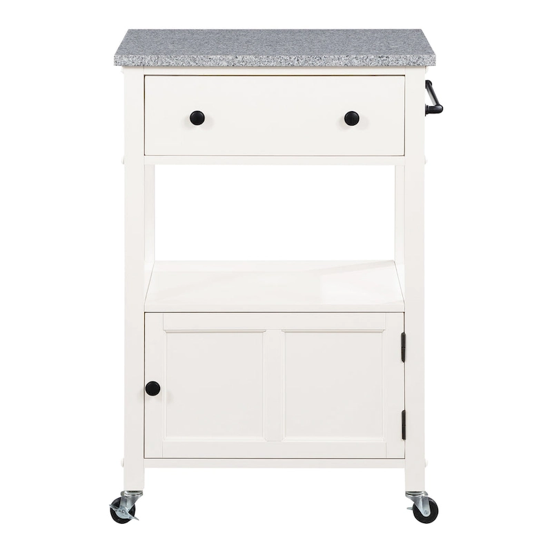 Fairfax Kitchen Cart with Granite Top