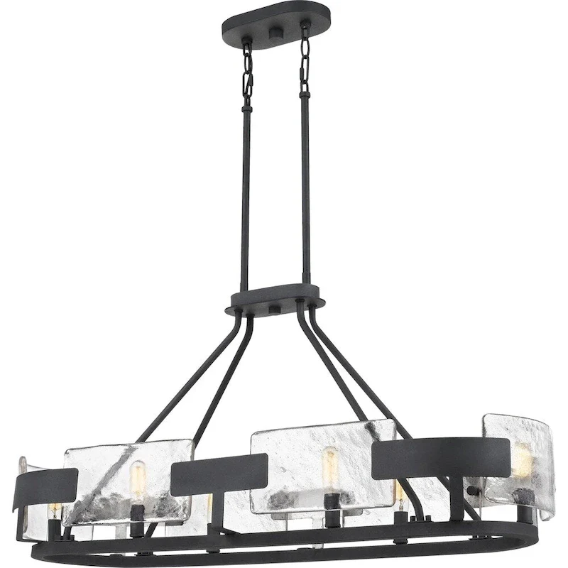 Quoizel Stratum Royal Ebony 6-light Island Chandelier