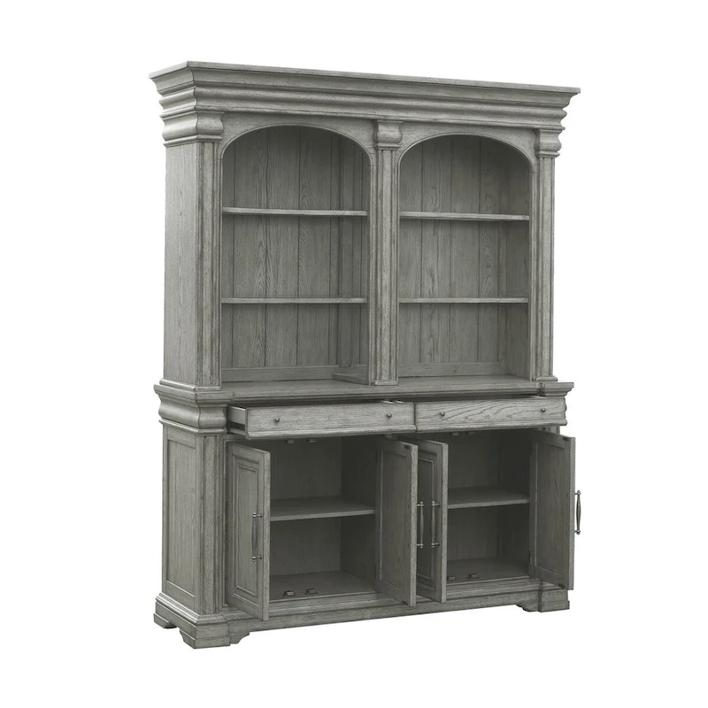 Madison Ridge Server and Hutch - 19.02 W x 49.13 H x 65.98 D