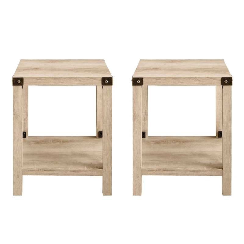 Middlebrook Kujawa 18-inch X-side Accent Table (Set of 2)
