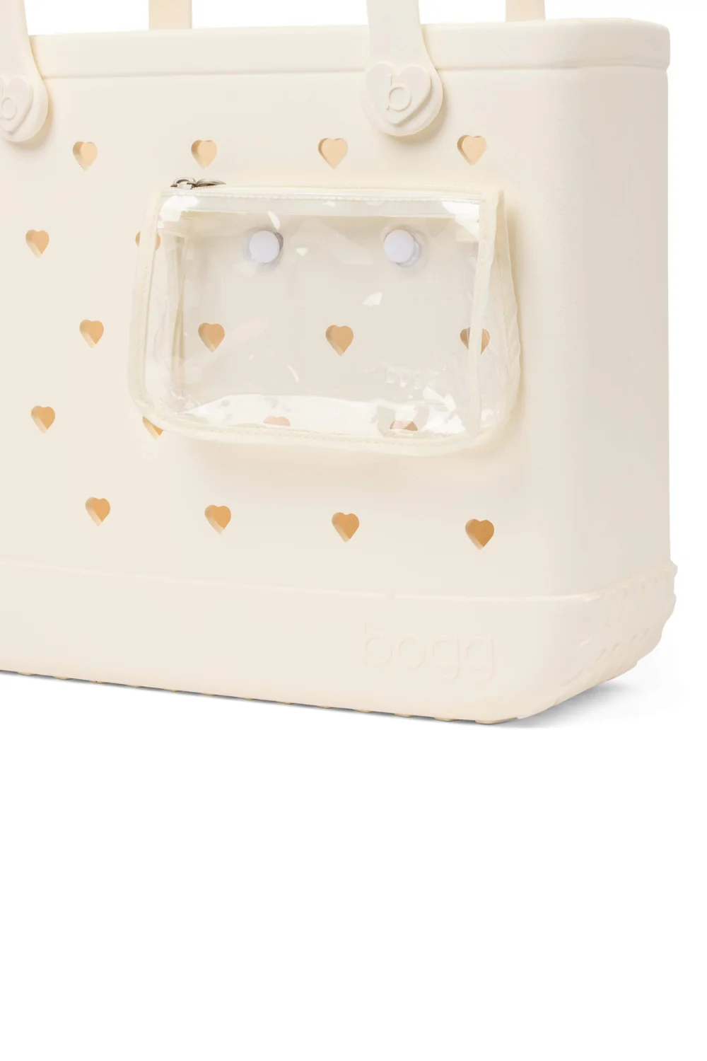 Bogg Bag Baby Bogg Bag Heart Cut Out in Coconut | BC1312012-COC01