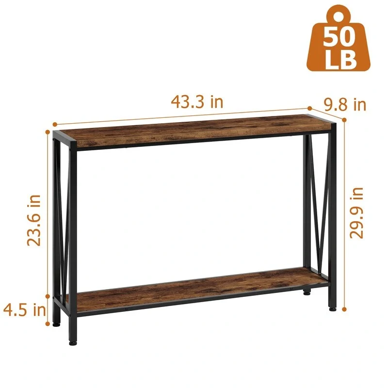 Easy-to-install console table