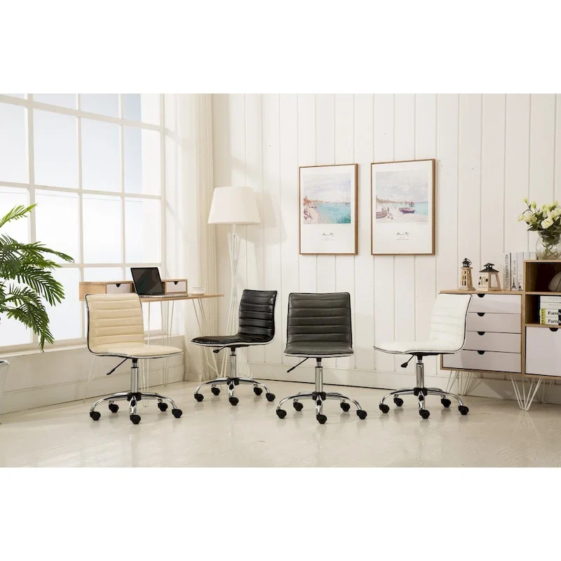 Carson Carrington Lund Modern Chrome Office Chair