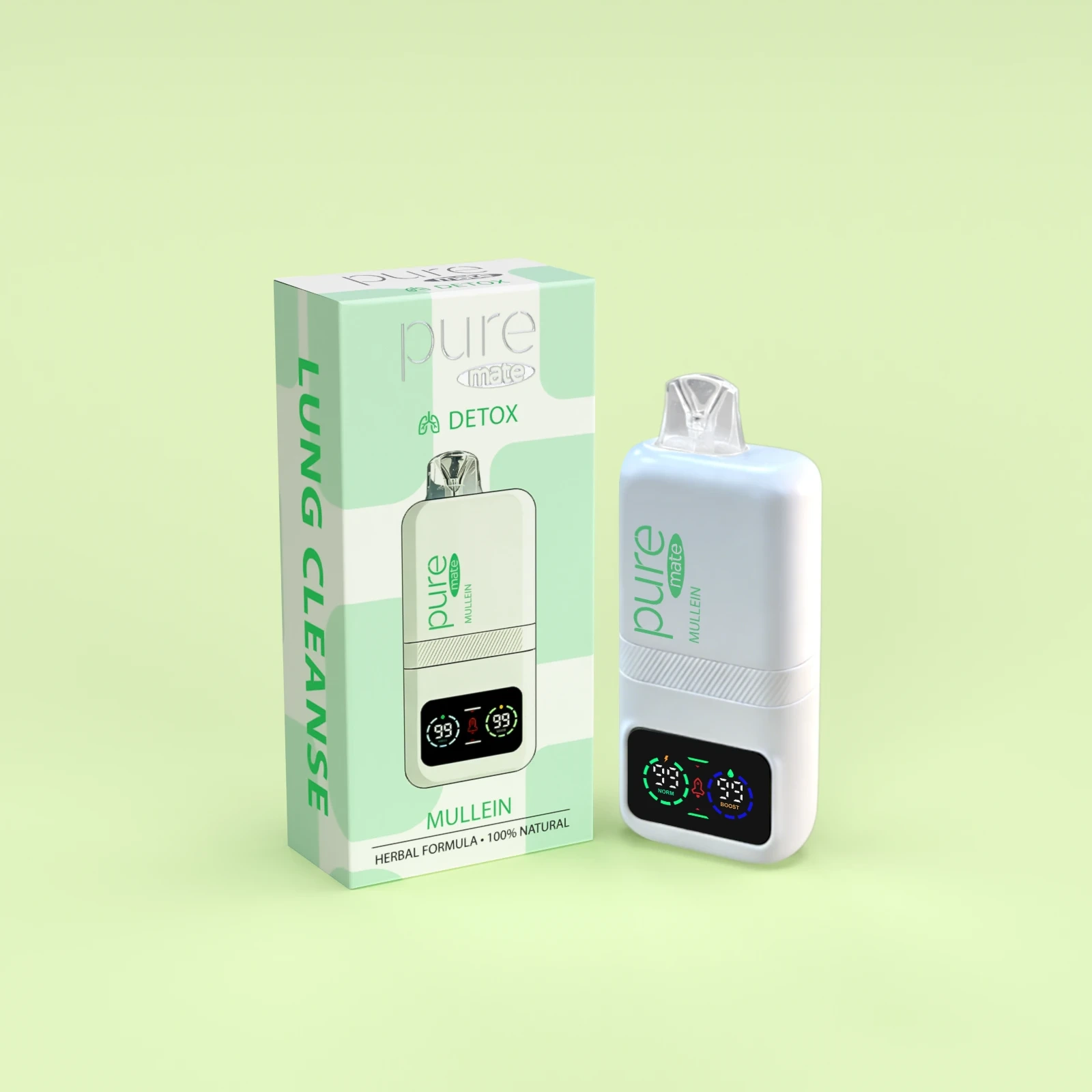 Lungreset Detox - Mullein – Pure Mate 10000 (Pre- order, Ship From April 8th) - pure-diffuser