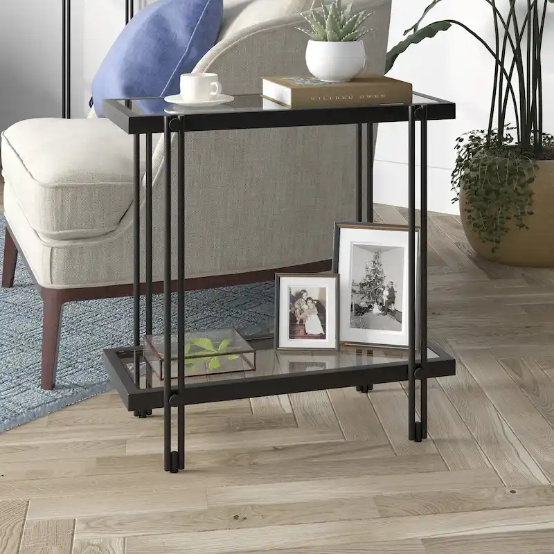 24 Wide Rectangular Side Table
