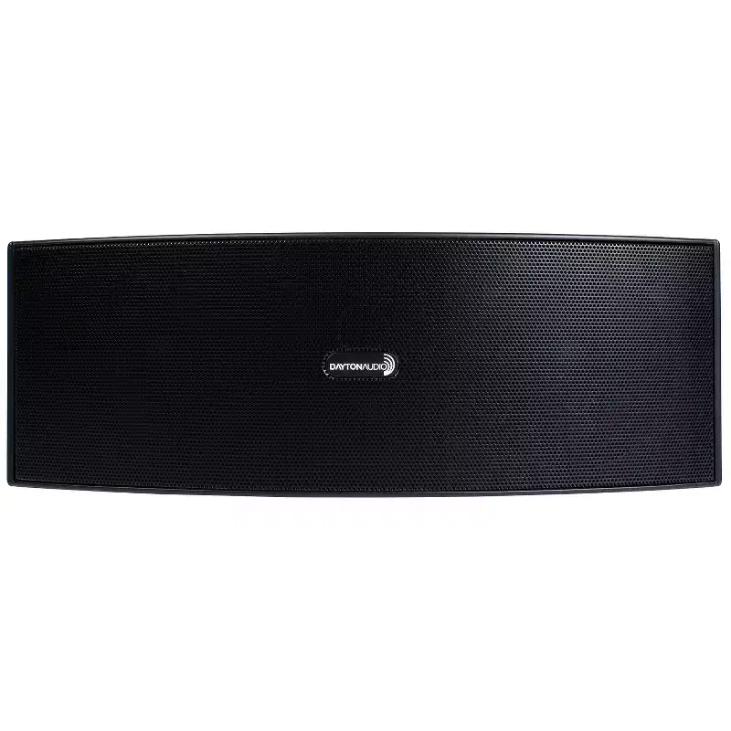 Dayton Audio CCS33B 3-Way Center Channel Speaker with Dual 3-3/4-In. Woofers and Dual 5/8-In. Tweeters