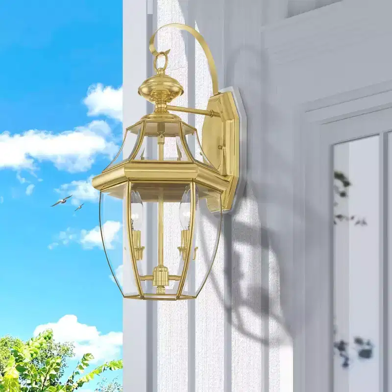 Livex Lighting Monterey 2 - Light Wall Light in Polished Brass