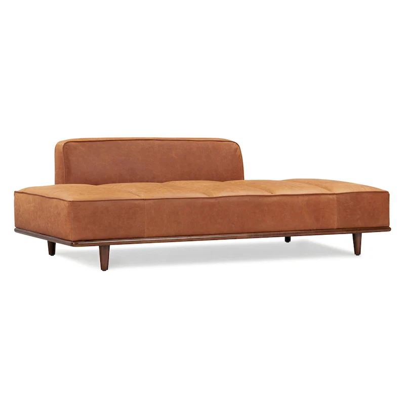 Poly & Bark Jasper Daybed - Full Grain Genuine Italian Leather