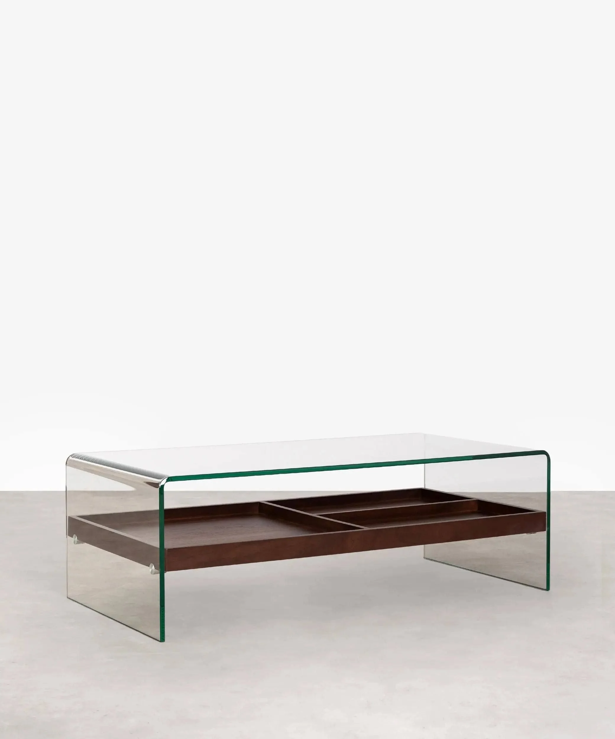 Table - Transparent/Marron