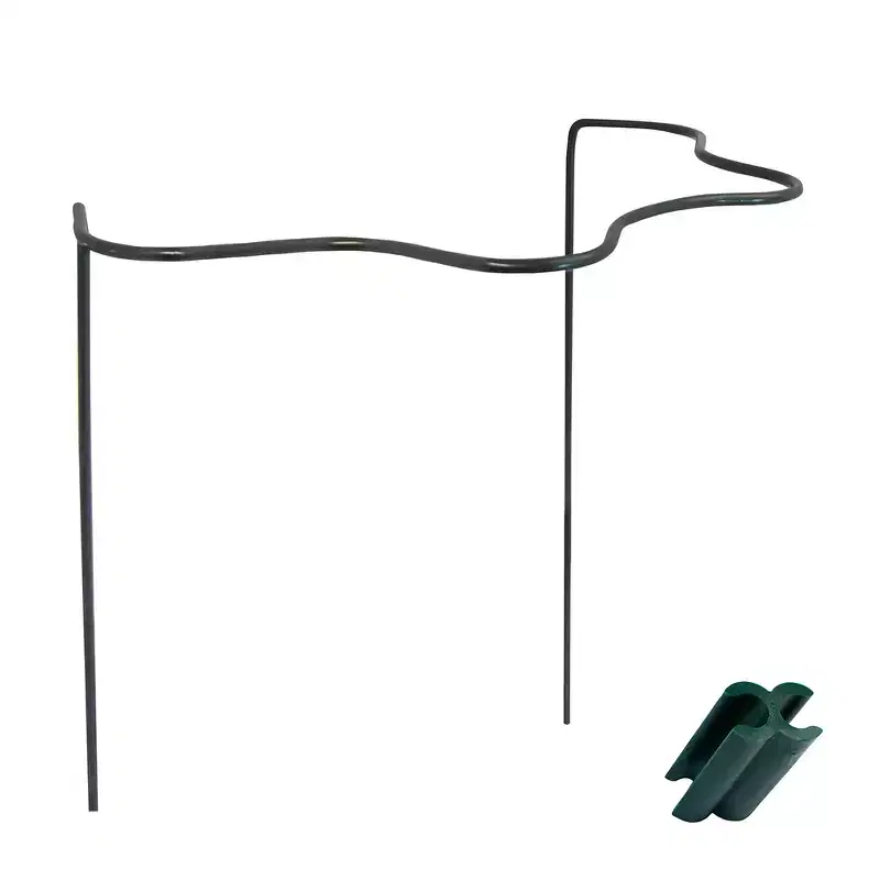28 Scalloped Plant Support Cradle Kit  Set of 2 Durable Galvanized Steel Cradles with Connectors
