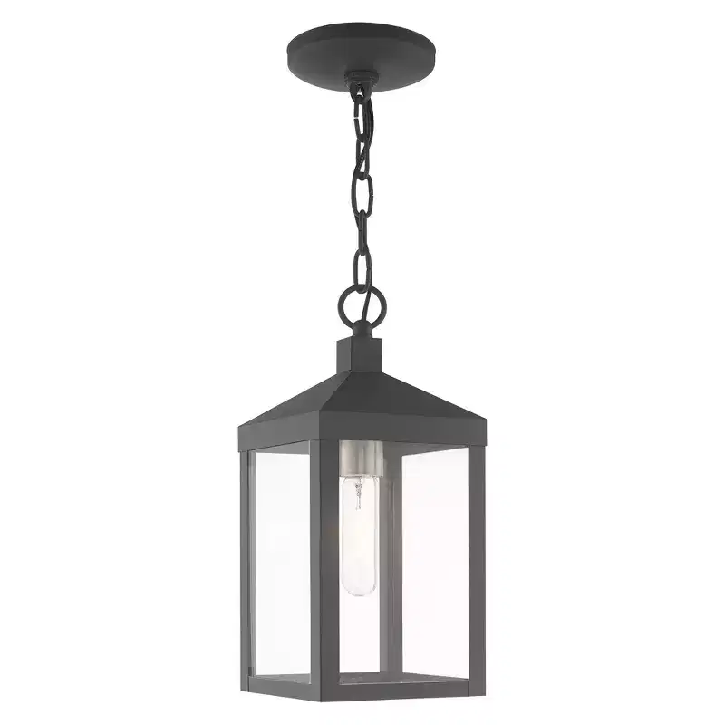 Livex Lighting Nyack 1 - Light Pendant in Scandinavian Gray