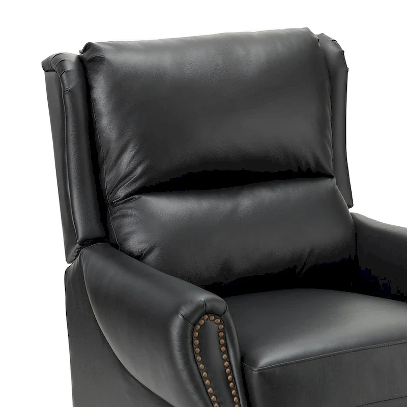 32.68 Wide Genuine Leather Manual Recliner