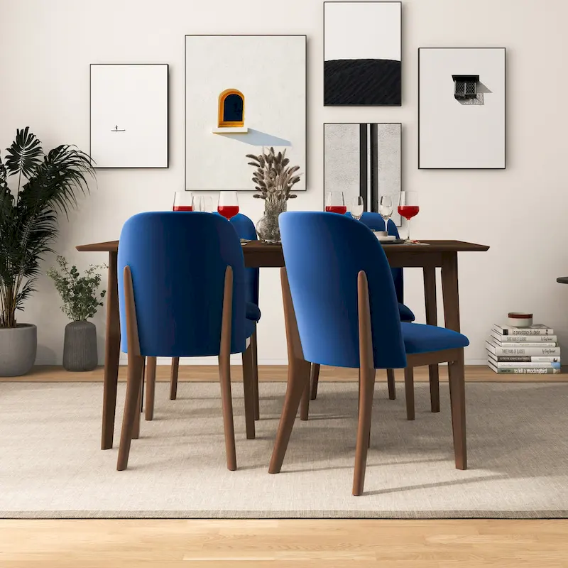 Linen Upholstered Dining Chair