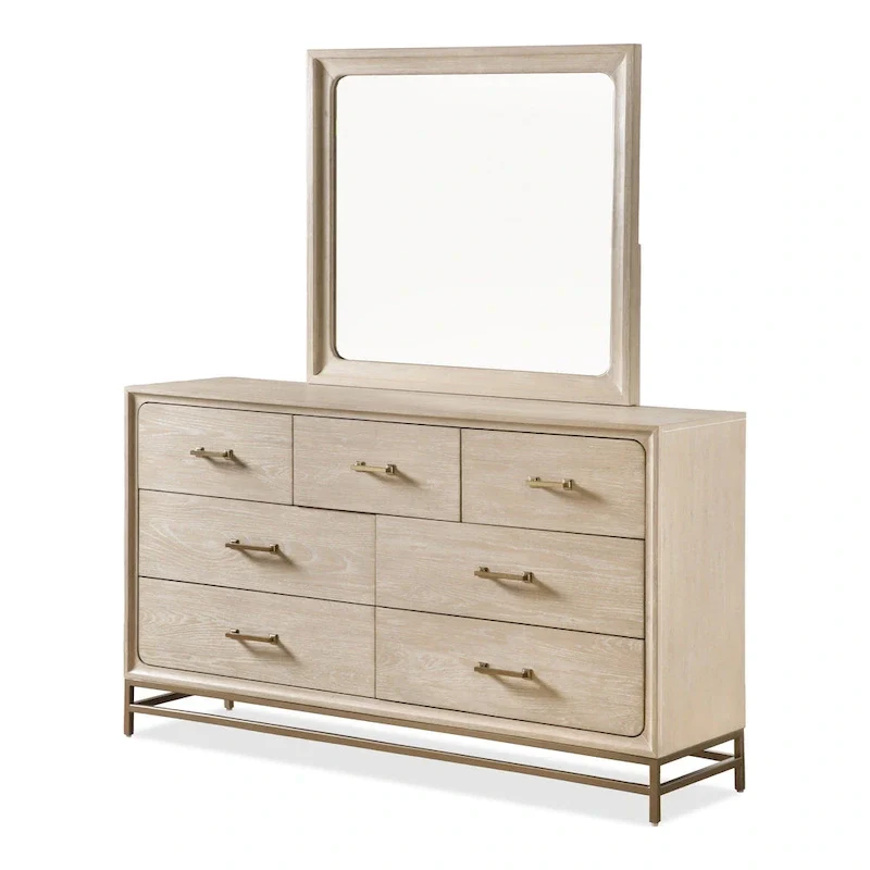 Furniture of America Drayden Transitional Oak Solid Wood 5-Piece Bedroom Set