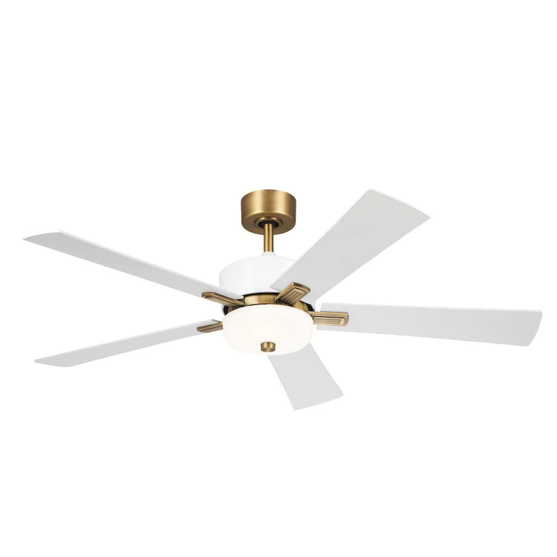 Kichler Lighting Icon 56 inch Integrated LED Indoor White Ceiling Fan