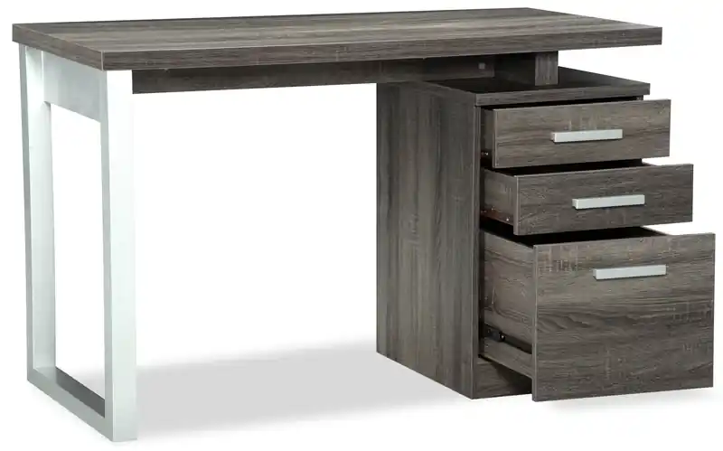Oscar 47 Reversible Office Desk with Storage