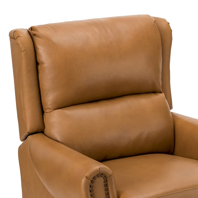 32.68 Wide Genuine Leather Manual Recliner