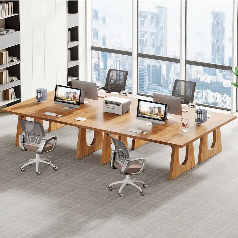 70.9 Inches Executive Desk Rectangular Computer Office Desk with Large Desktop
