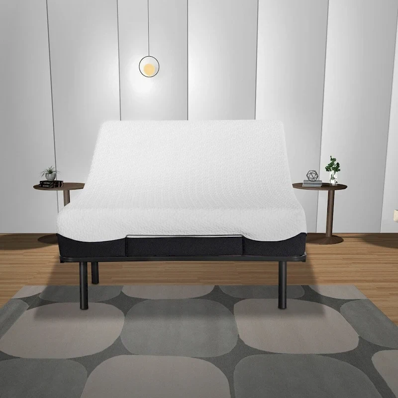 Goto Bedding Premium Steel Construction Dual Motors Adjustable Bed Base