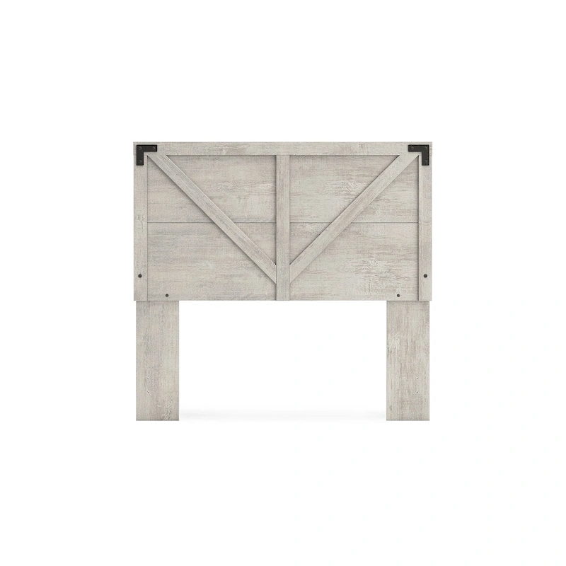 Signature Design by Ashley Shawburn Gray Crossbuck Panel Headboard