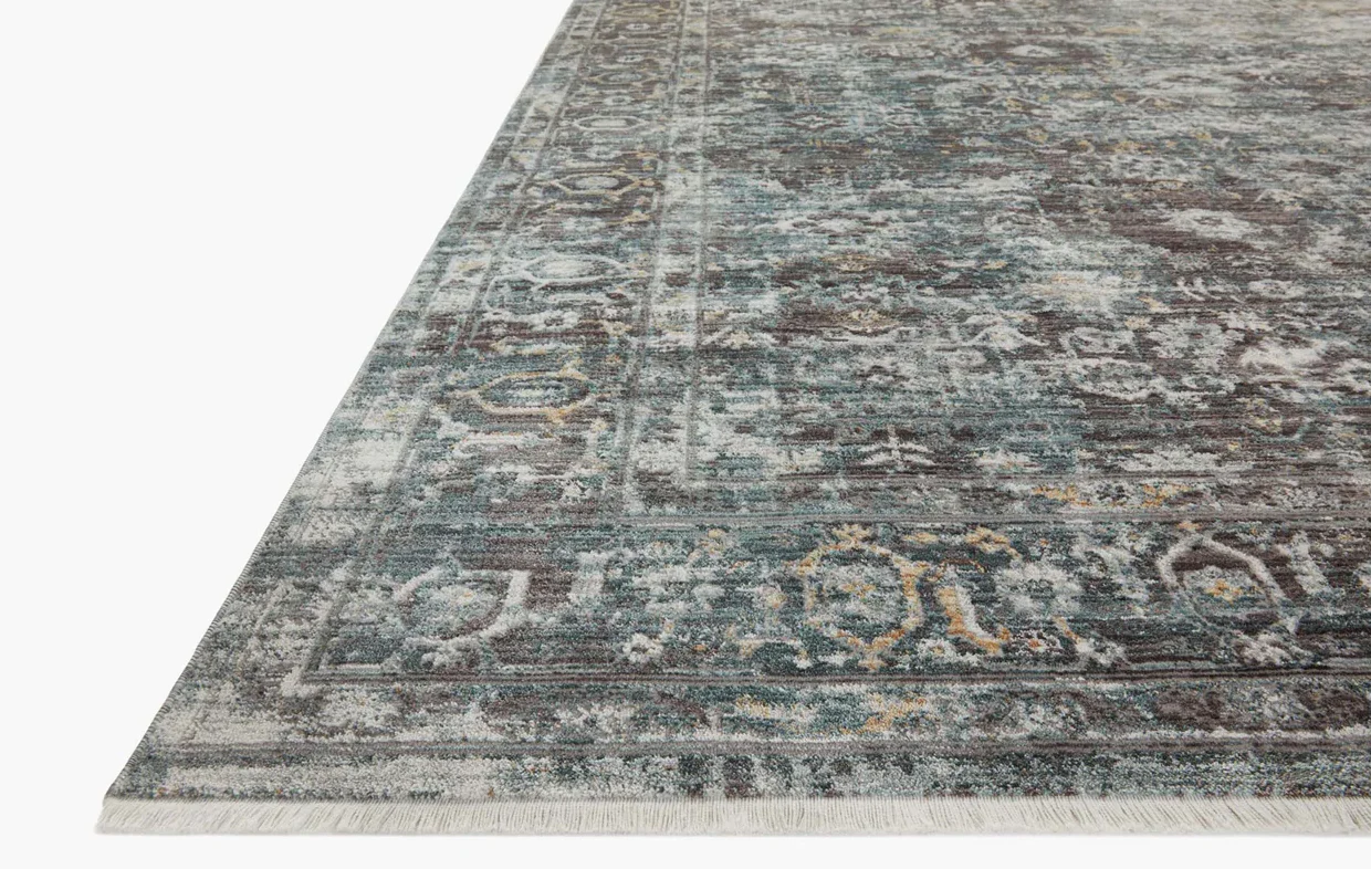 Bonney Slate/Teal Rug