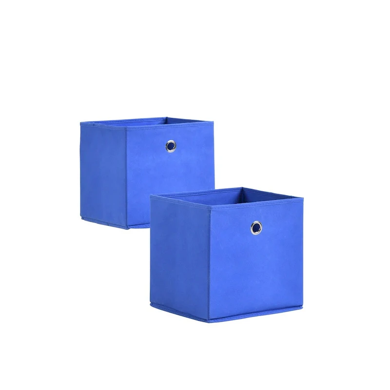 White Satin 3-Cube Storage Organizer