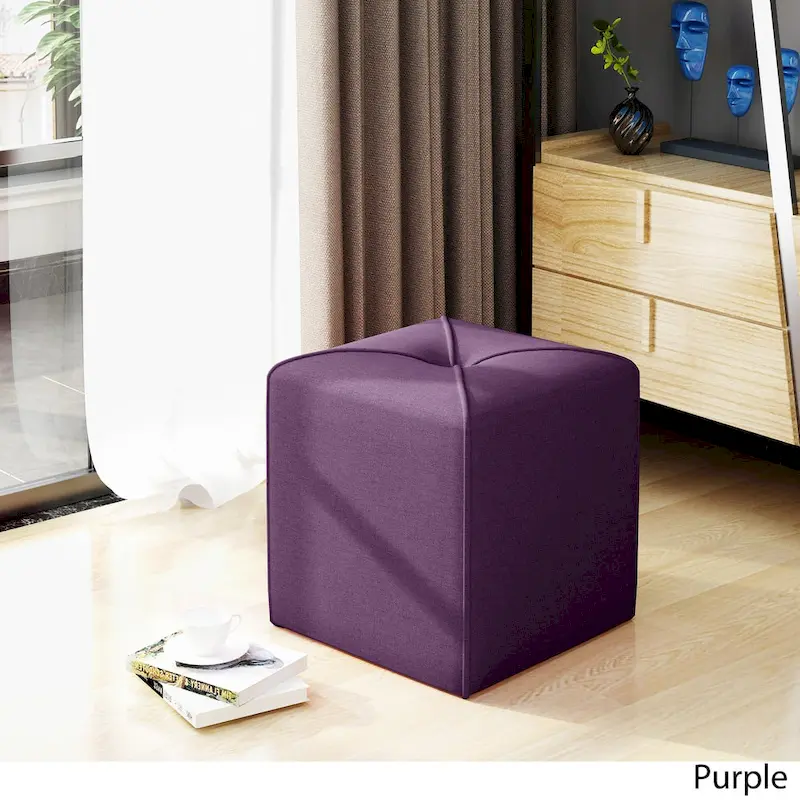 Kenyon Fabric Square Ottoman by