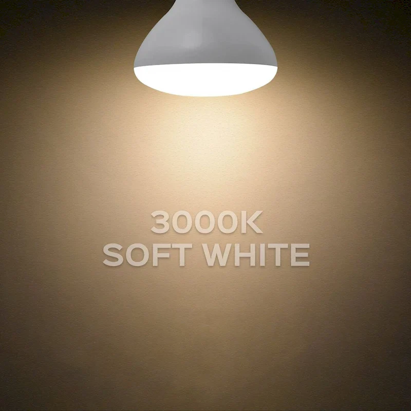 Luxrite BR40 LED Light Bulbs,14W= 85W Dimmable, 1100 Lumen, LED Flood Light Bulb, 14W, E26 Medium Base (12 Pack)