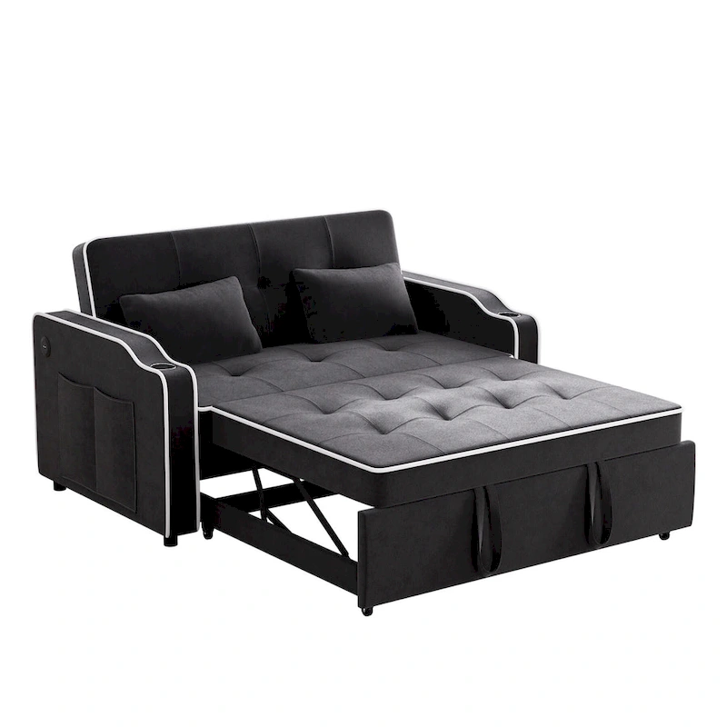 Ouyessir 3 in 1 Multi-Functional Convertible Sleeper Sofa Bed