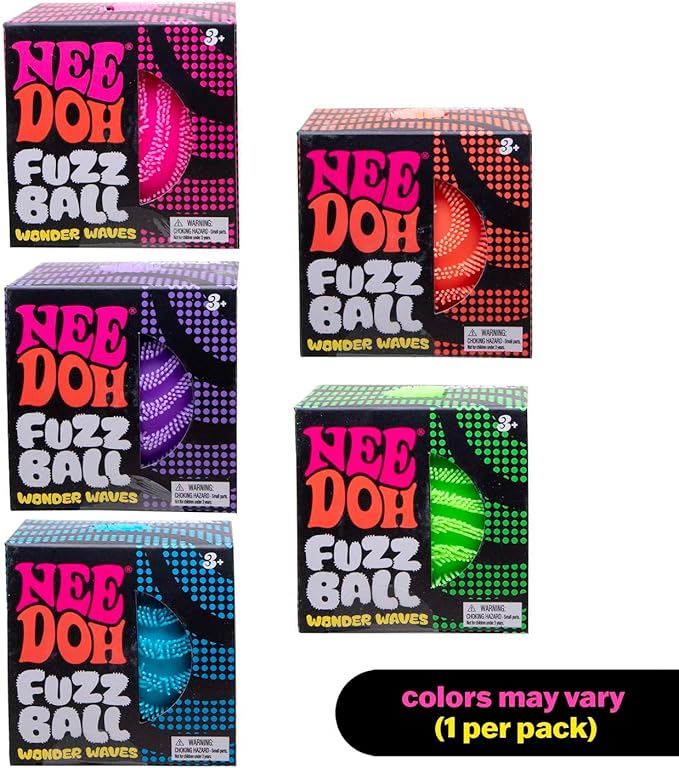 Soft SquishoraNeeDoh | Fuzz Ball | Wonder Waves squishy – satisfying stress relief  | Squishora