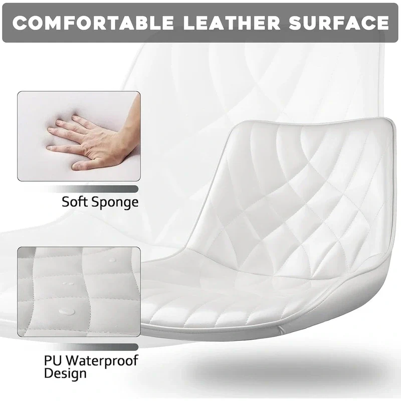 Bossin Bar Stools Set of 2 Height Adjustable,Swivel Counter Height Bar Stools with Back