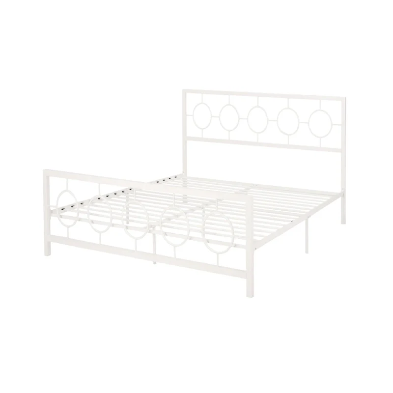 Francoise Modern Iron King Bed Frame by Christopher Knight Home
