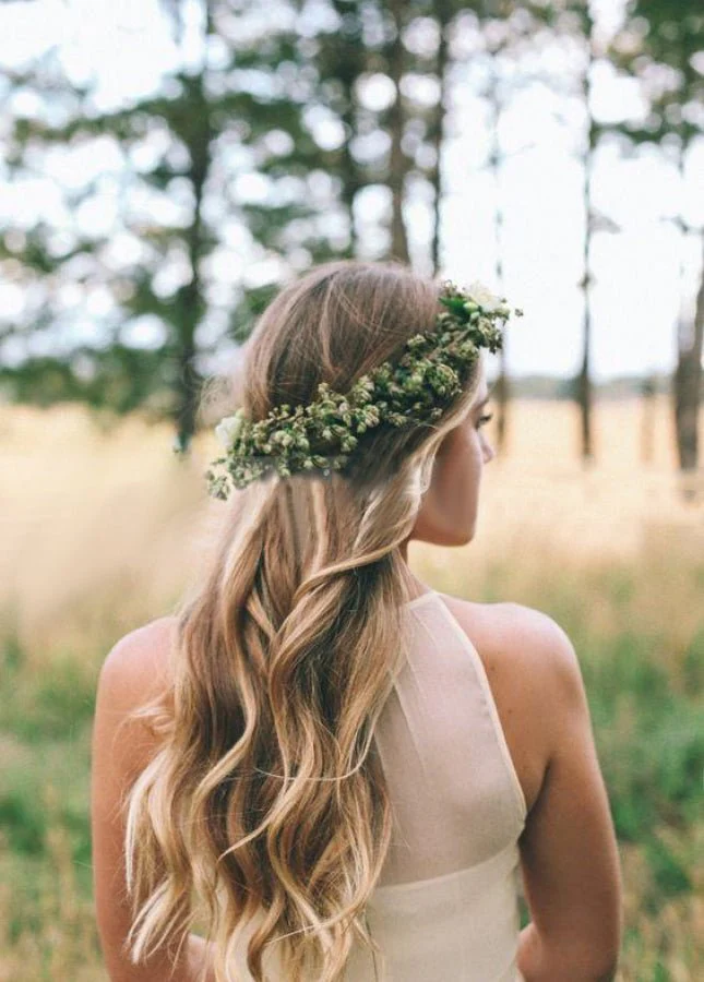 Elegant Bohemian Sleeveless Long A Line Chiffon Wedding Dresses